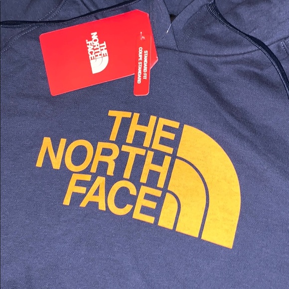 NWT The North Face Half Dome Logo Hoodie, Navy, M - Picture 2 of 10
